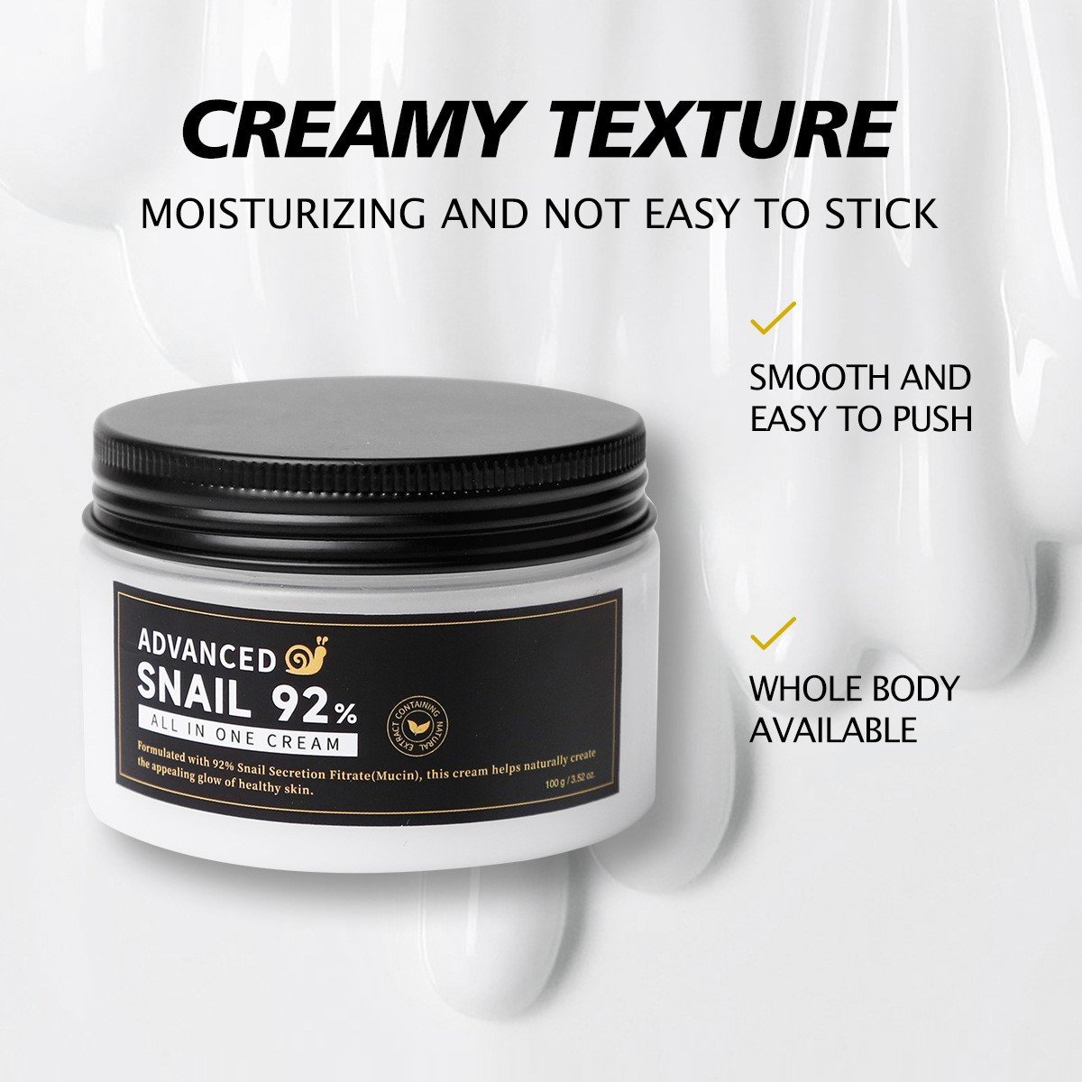 2024 new model factory wholesale Snail Collagen Moisturizing Face Cream for Oily Skin