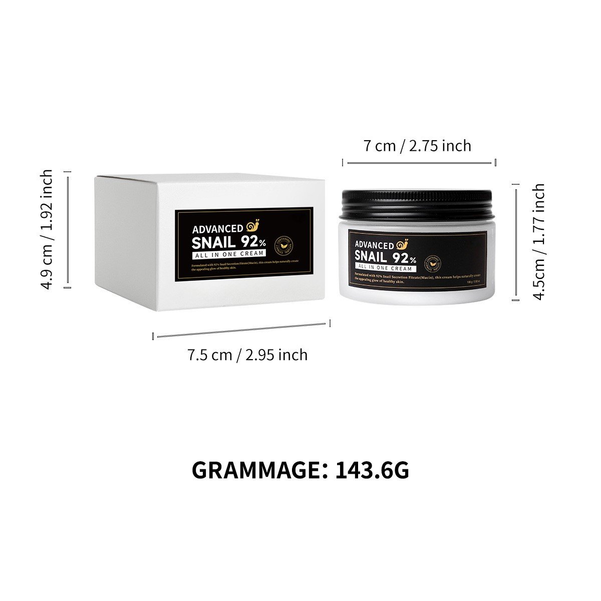 2024 new model factory wholesale Snail Collagen Moisturizing Face Cream for Oily Skin