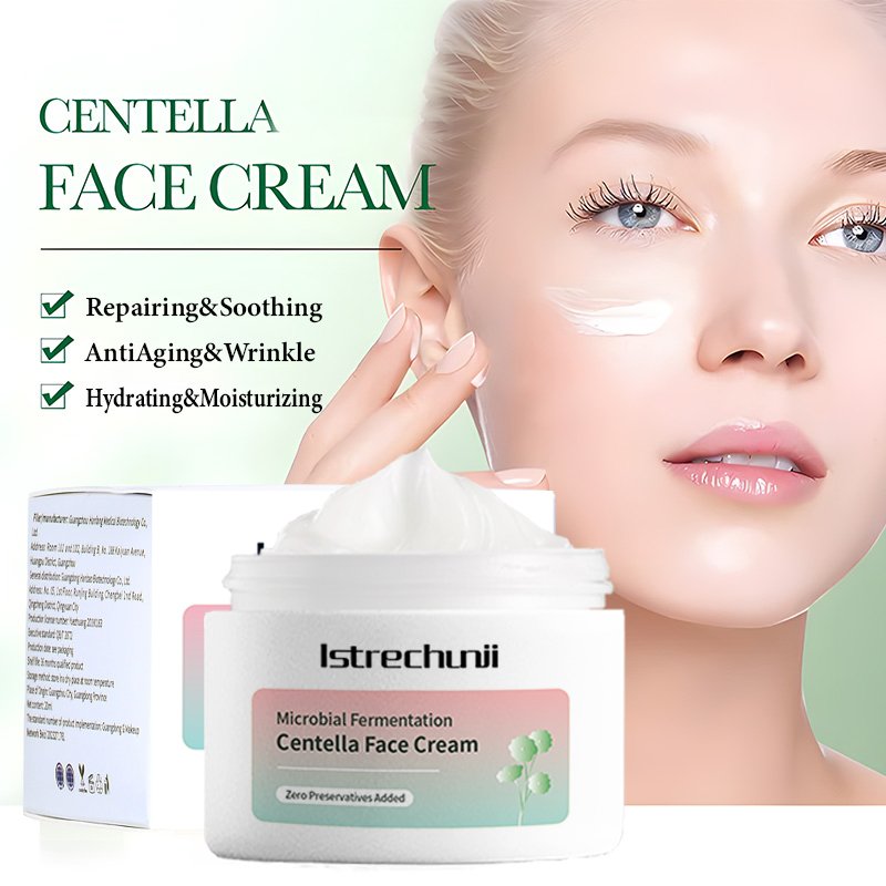 Microbial Fermentation Skincare Moisturizing Hydration Improve Skin Irritation Hydrating Centella Asiatica Face Cream