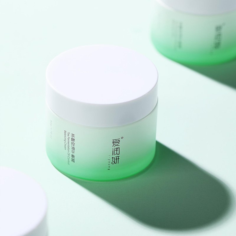 Custom Logo 50ml Firming Lifting Anti Aging Anti Wrinkle Moisturizing Tea Fermentation Oil Control Balancing Women Face Cream
