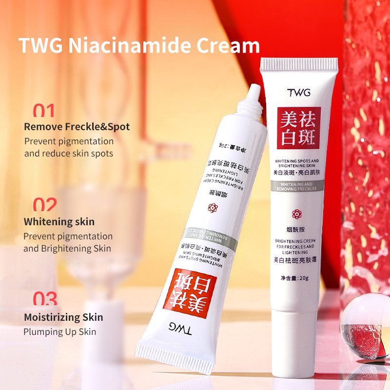 TWG Nicotinamide Anti Spots Face Cream and Lotion Effective Spot Removing Whitening Fade Dark Spot Anti Freckle Cream