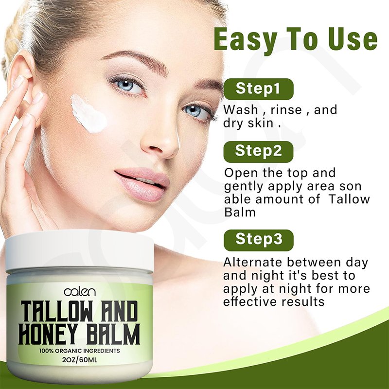 Luxfume Private Label Organic Tallow Face Moisturizing Hydrating Face Cream Beef Tallow Cream