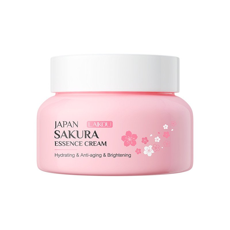 Wholesale Natural Plant Skin Care Cherry Blossom Whitening Essence Moisturizing Face Cream Japan Sakura Anti Aging Essence Cream
