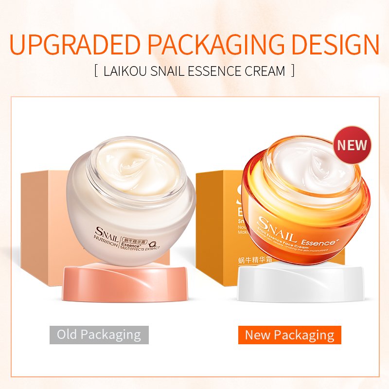 OEM/ODM LAIKOU snail extract 50g moisturizing and whitening face cream