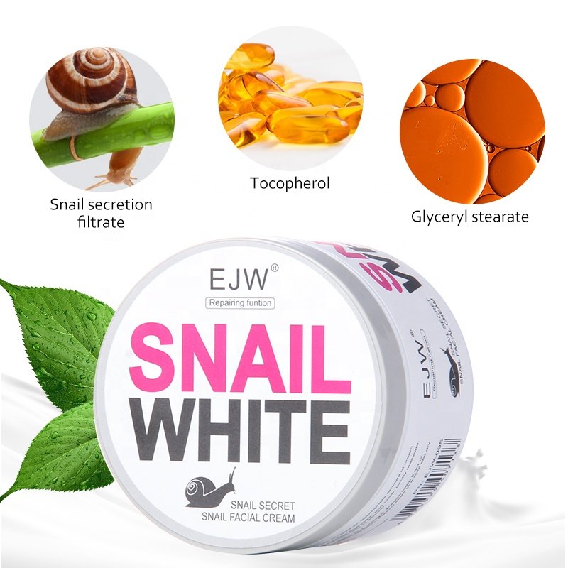 EJW snail facial cream lightening whitening face cream anti wrinkle beauty face cream
