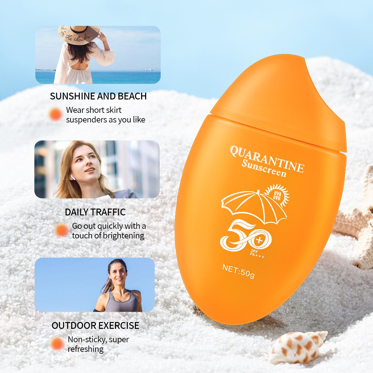 Cross-border Fangbao FORMBO genuine long-lasting facial milk SPF50 UV isolation face cream cosmetic factory trade wholesale.