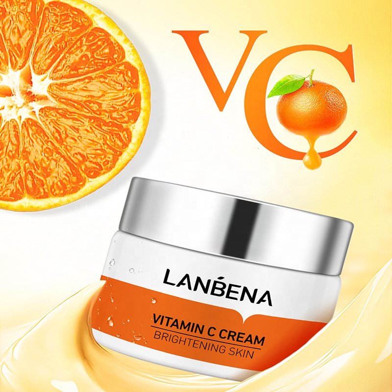 LANBENA 50g Private Label Organic Skin Care Face Cream Moisturizing Brightening Vitamin C Cream
