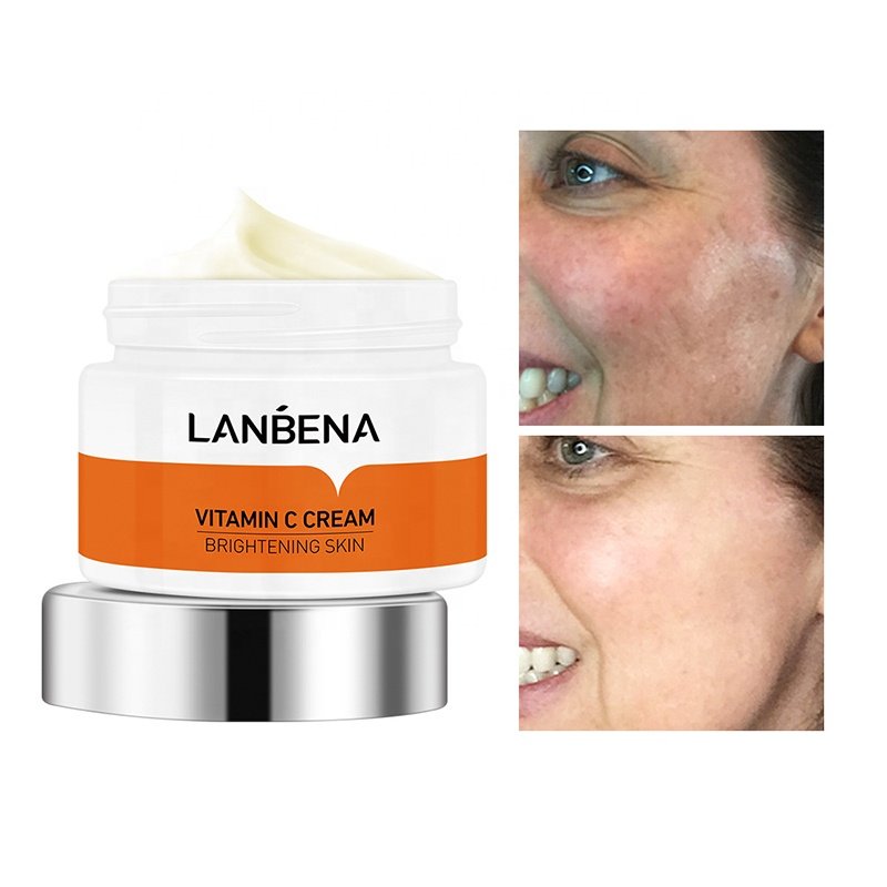 LANBENA 50g Private Label Organic Skin Care Face Cream Moisturizing Brightening Vitamin C Cream