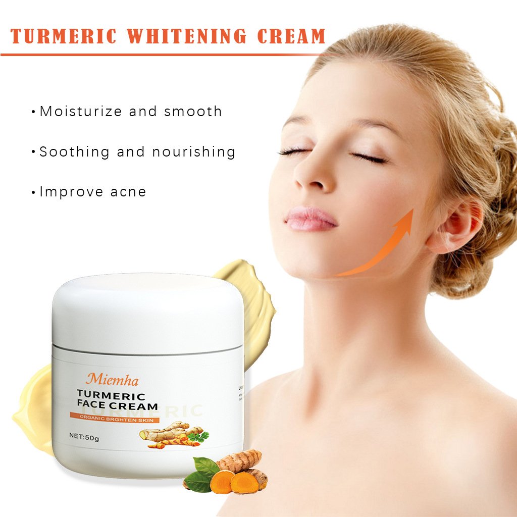 Wholesale Acne Treatment Moisturizer Facial Turmeric Lotion Skincare Whitening Dark Spot Removal Turmeric Face Cream