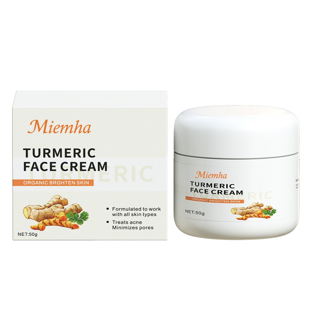 Wholesale Acne Treatment Moisturizer Facial Turmeric Lotion Skincare Whitening Dark Spot Removal Turmeric Face Cream