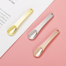Makeup Spoon Silver Gold Cosmetic Facial Care Face Cream Scoop Beauty Care Spoon Spatula