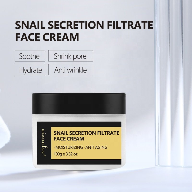 Korean Snail Secretion Filtrate Face Cream Soothe Shrink Pore Hydrate Moisturizing Anti Aging Anti Wrinkle Face Cream