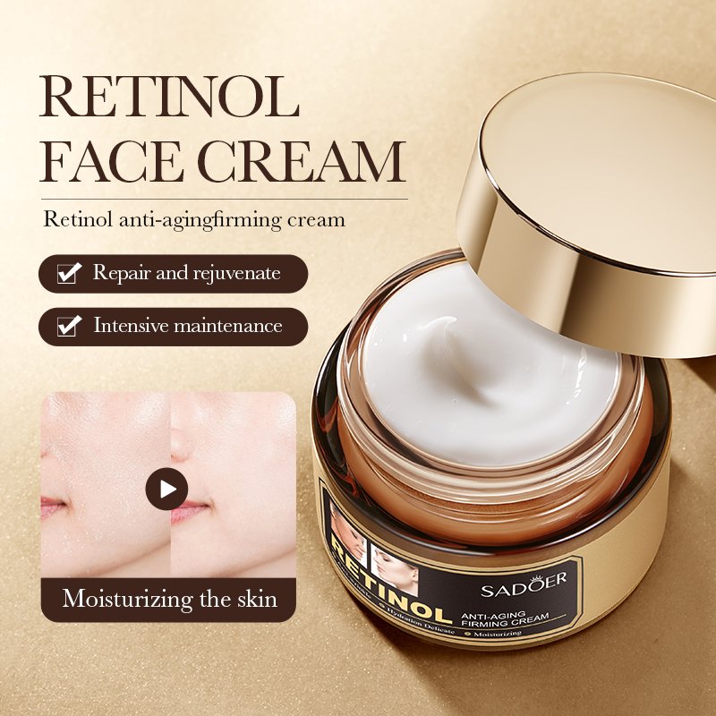 SADOER Natural Organic Retinol face cream Face collagen Cream Moisturizing Retinol Anti Wrinkle Cream