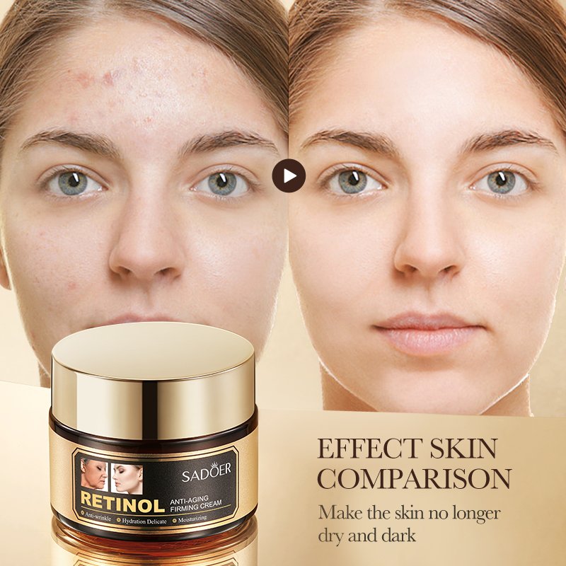 SADOER Natural Organic Retinol face cream Face collagen Cream Moisturizing Retinol Anti Wrinkle Cream