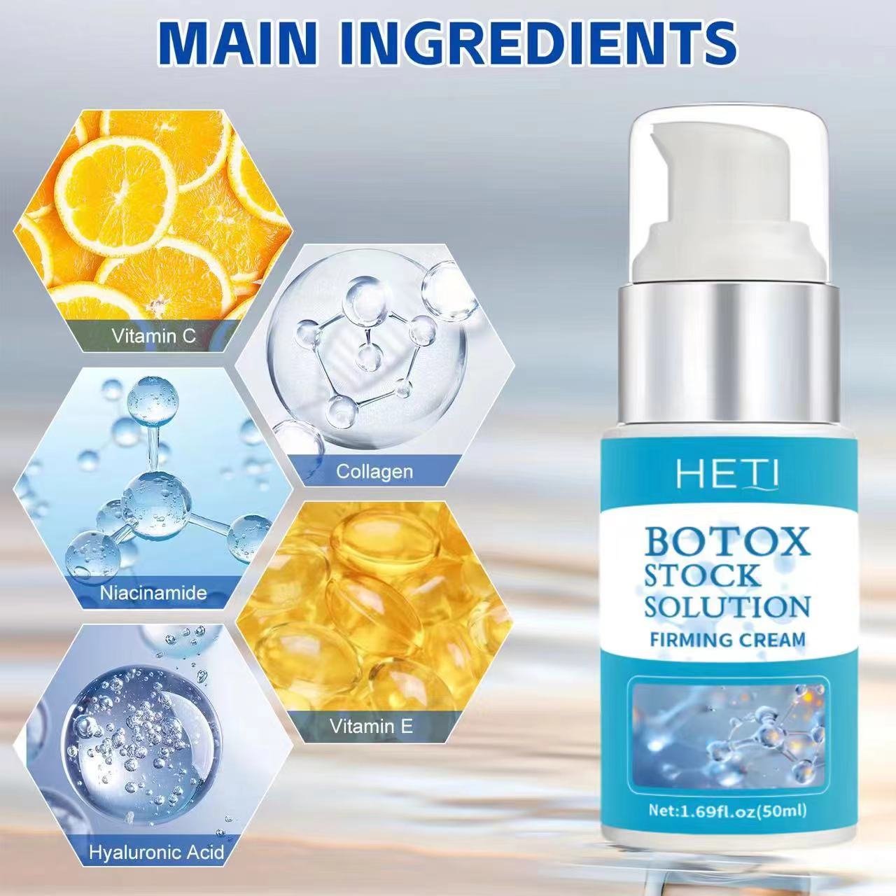 Botoxup face Cream - Hydrating, Rejuvenating, and Firming Facial Moisturizer with Hyaluronic Acid, Vitamin C