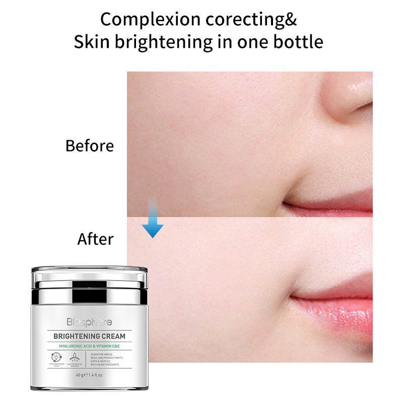 Biosphere Vitamin C Even Tone Skin Body Private Parts Black Skin Fast Whitening Set Blondelight Bleaching Brighten Face Cream