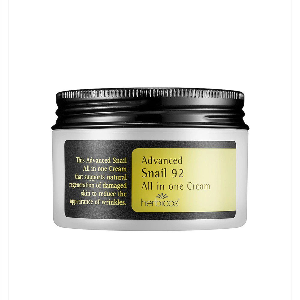 Face Cream Advanced Snail 92 All In One Advanced Face Repair Recovery Moisturizing Skin Whitening Moisturizer Cream 100g