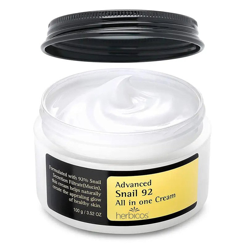 Face Cream Advanced Snail 92 All In One Advanced Face Repair Recovery Moisturizing Skin Whitening Moisturizer Cream 100g