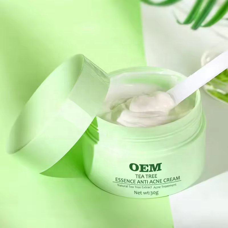 OEM Skincare Face Cream&Lotion for Acne and Oily Skin Wholesale Whitening Tea Tree Essence Anti Acne Cream