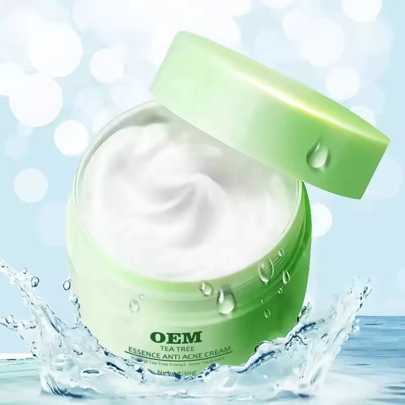 OEM Skincare Face Cream&Lotion for Acne and Oily Skin Wholesale Whitening Tea Tree Essence Anti Acne Cream