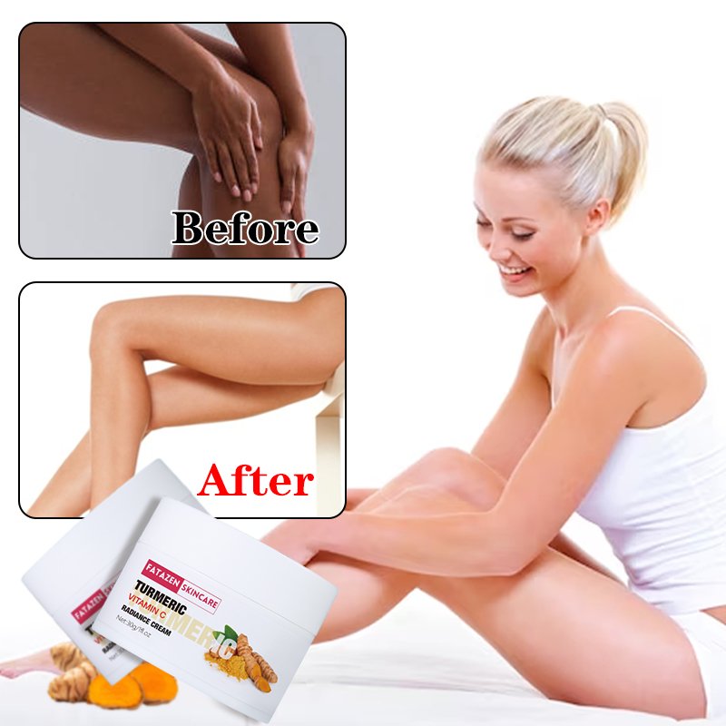 Creme Facial Private Label Long Lasting Vitamin C Turmeric Face Cream Anti Aging Moisturizing Whitening Radiance Facial Cream