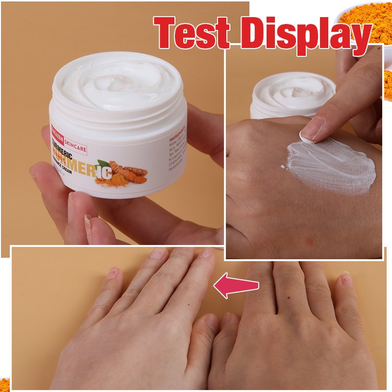 Creme Facial Private Label Long Lasting Vitamin C Turmeric Face Cream Anti Aging Moisturizing Whitening Radiance Facial Cream