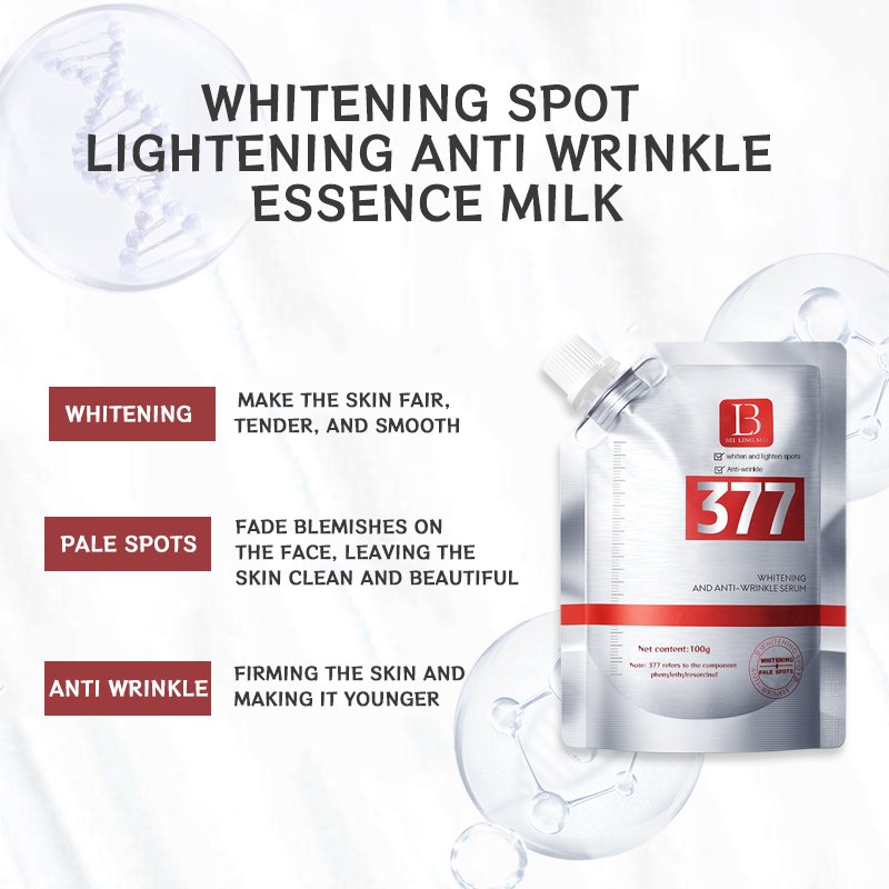 Whitening Face Cream & Lotion Freckle Removing and Wrinkle Resisting Essence Milk Lightens Spots and Tightens Skin
