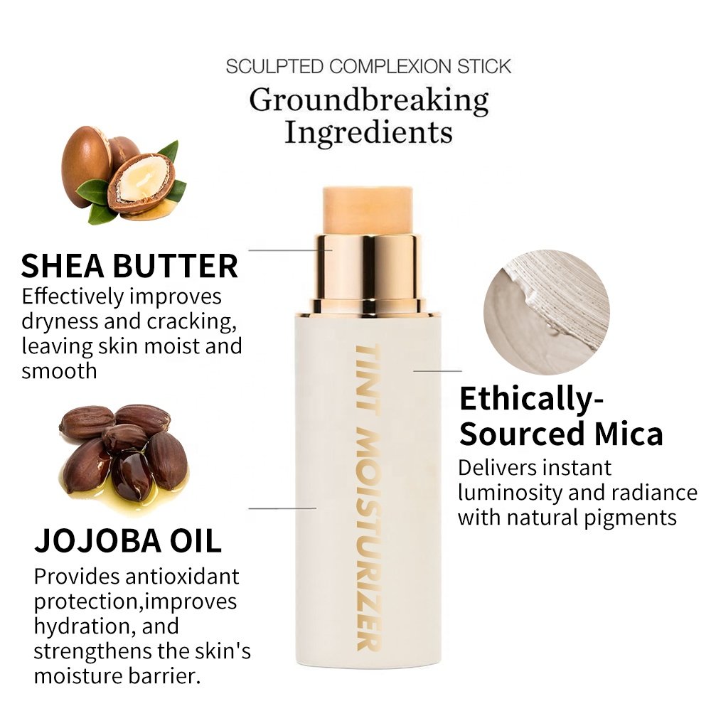 OEM Vegan Waterproof Moisturizer Make up Foundation Balm Wholesale Cosmetics Luxury Foundation Stick