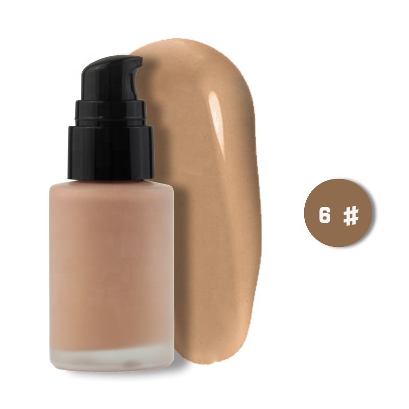 Private Label Full Coverage Fit Me Make Up Waterproof Makeup Liquid Foundation for Black Skin
