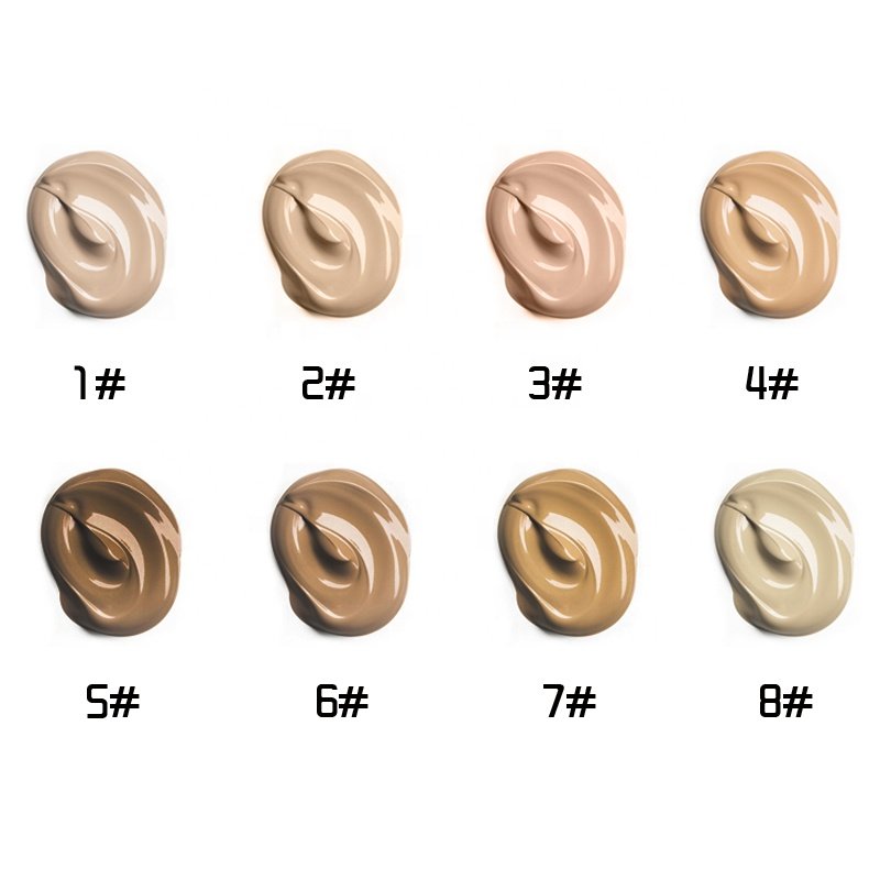Private Label Full Coverage Fit Me Make Up Waterproof Makeup Liquid Foundation for Black Skin