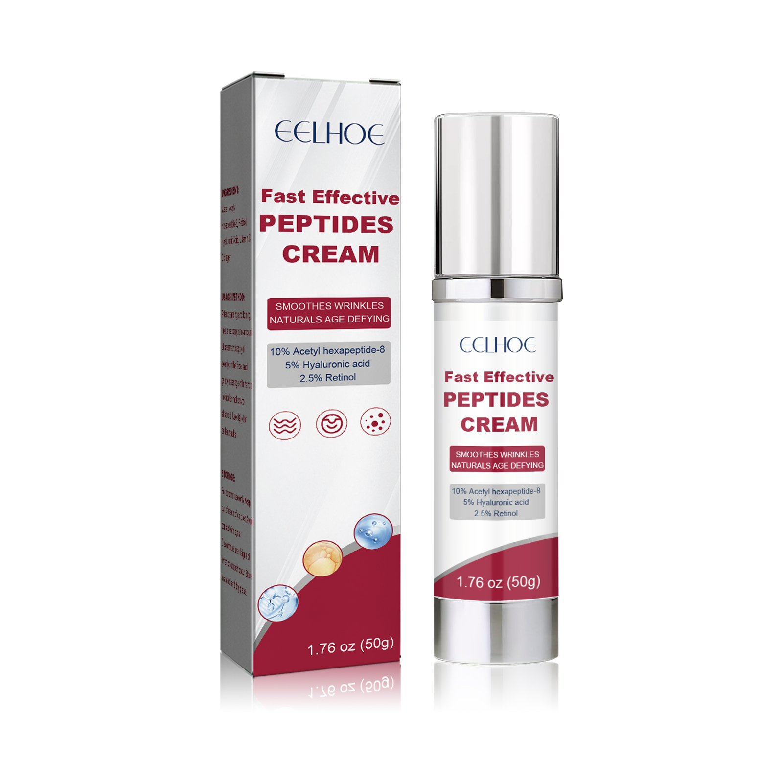 Eelhoe Vibrant Glamour Organic Retinol Cream Anti Aging Remove Wrinkles For Skin Whitening Face Cream
