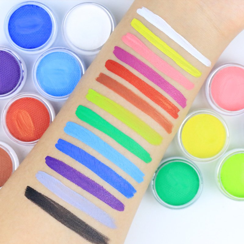 Factory uv vivid Makeup 5g Matte 21 Colors glow in dark private label retro ink eye liner vegan Water Based Activated Eyeliner