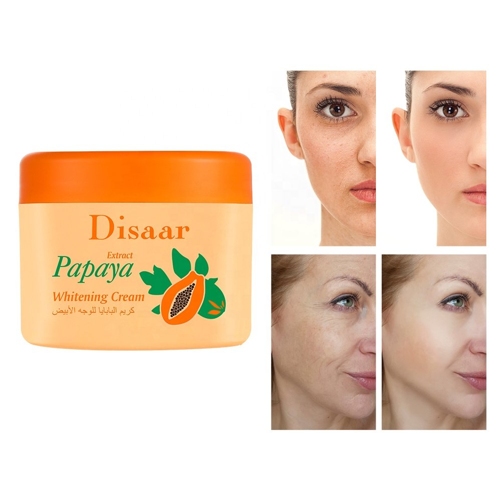 Disaar Vitamin E & Papaya Extract Whitening Deep Nourishing Skin Brighten Face Cream for Dark Skin