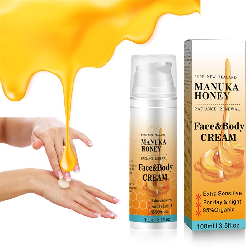 Crazylife Pure Natural Honey Face Cream Whitening Face Care Moisturizing Anti-Aging Firming Skin Care Cosmetics 100ml