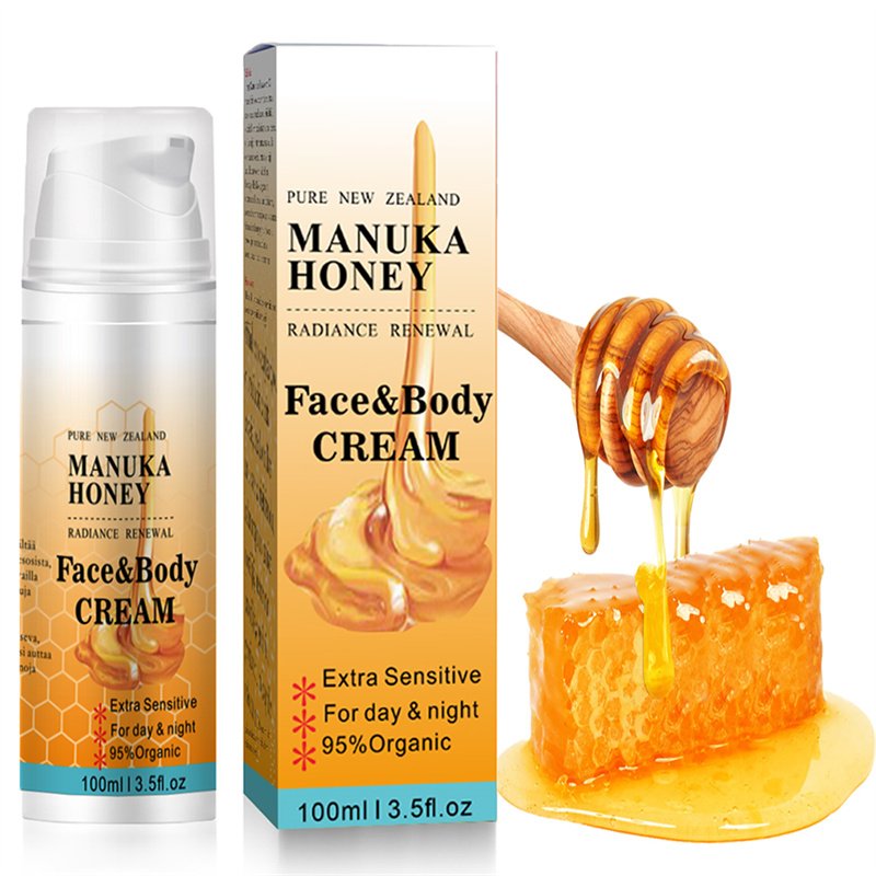 Crazylife Pure Natural Honey Face Cream Whitening Face Care Moisturizing Anti-Aging Firming Skin Care Cosmetics 100ml
