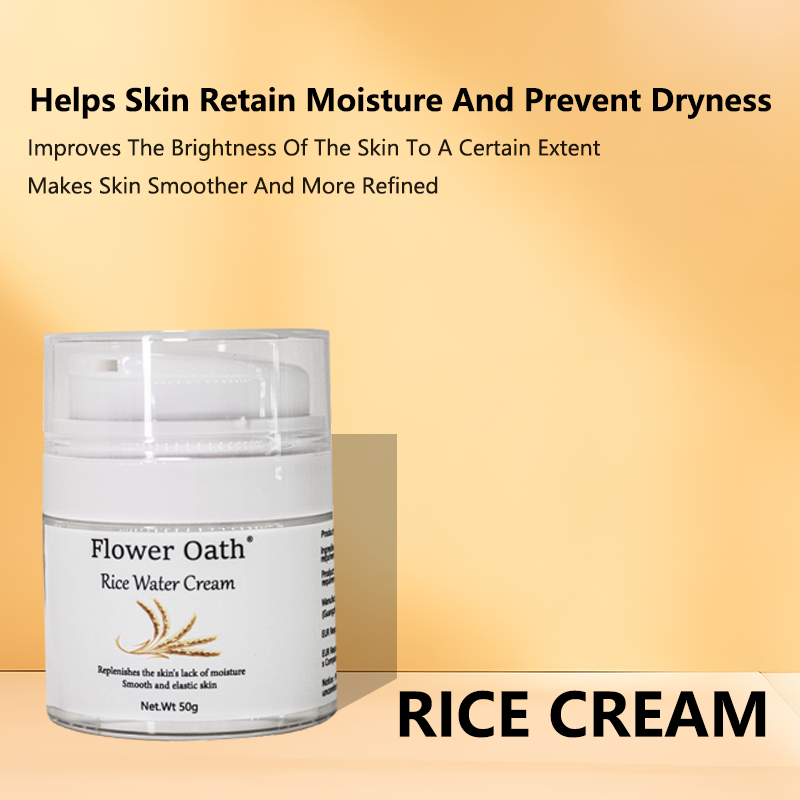 Organic Natural White Rice Whitening Face Cream Rice Cream Face Moisturizer Skin Whitening Rice Face Cream