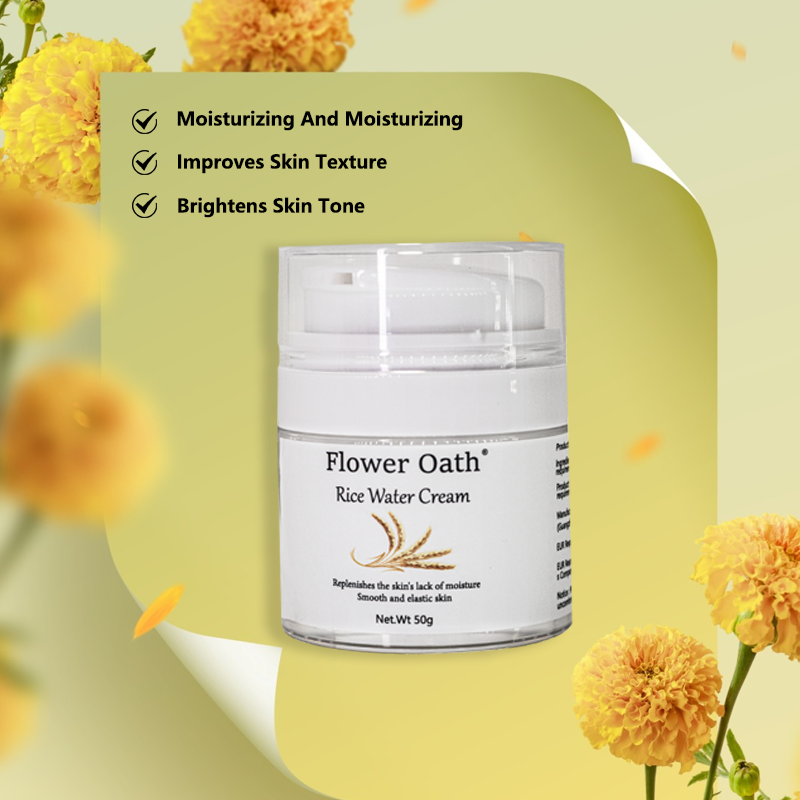 Organic Natural White Rice Whitening Face Cream Rice Cream Face Moisturizer Skin Whitening Rice Face Cream