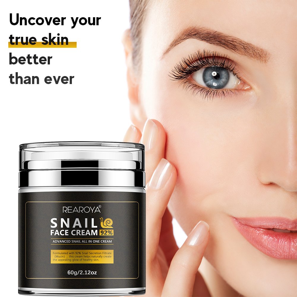 Fine Lines Smoothing Deep Hydration Redness Relieving Natural Snail Mucin Face Cream
