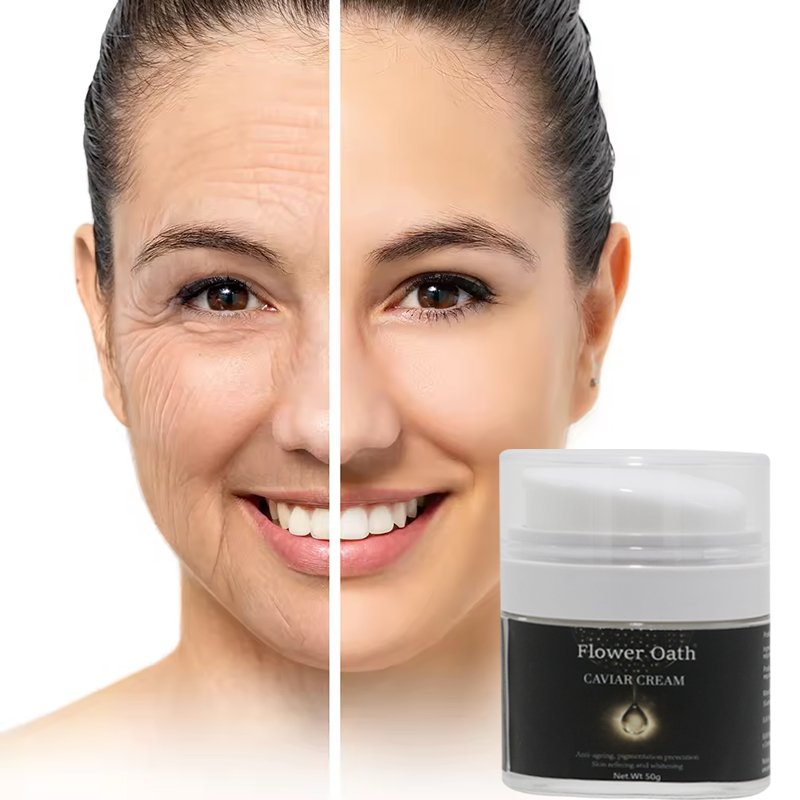 Flower Oath Hot Selling Best Quality Caviar Essence Cream Moisturizing Lifting Firming Skin Care Caviar Luxe Face Cream