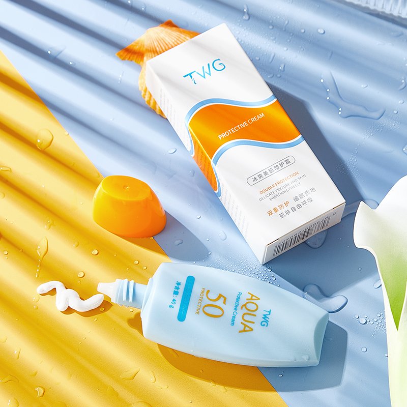 TWG SPF50 Sunblock Cream Moisturizer Whitening Waterproof Skin Protective Face Cream Sunscreen Cream