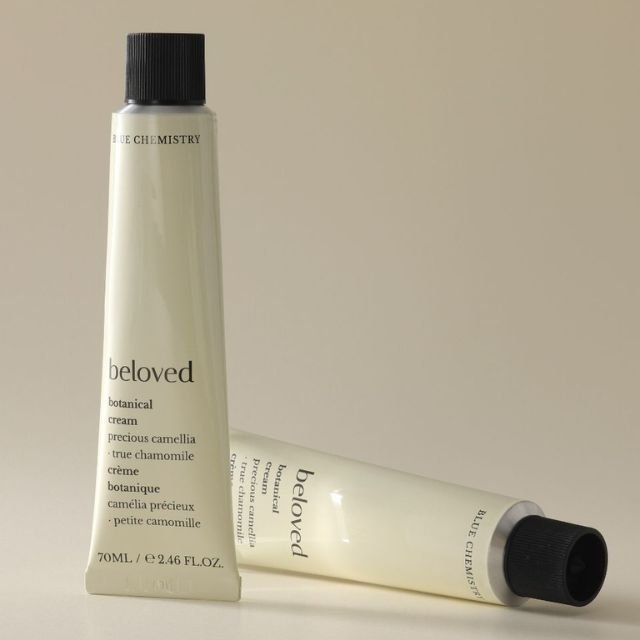 Korean made skincare product Beloved Botanical Cream Bluechemistry Lightweight oil free moisturizing cream hydrating skin