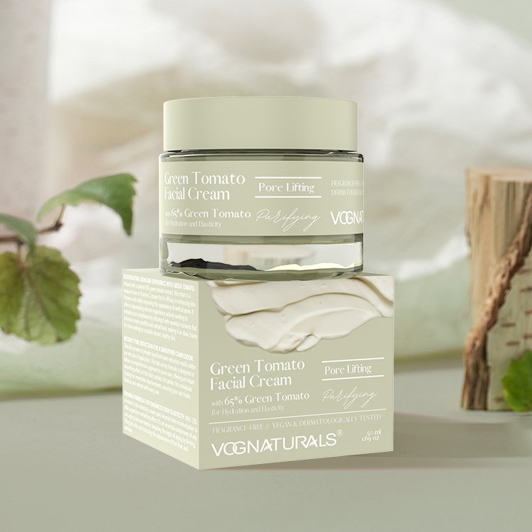 Green Tomato Facial Cream Smooth Moisturizing Delicate Face Cream