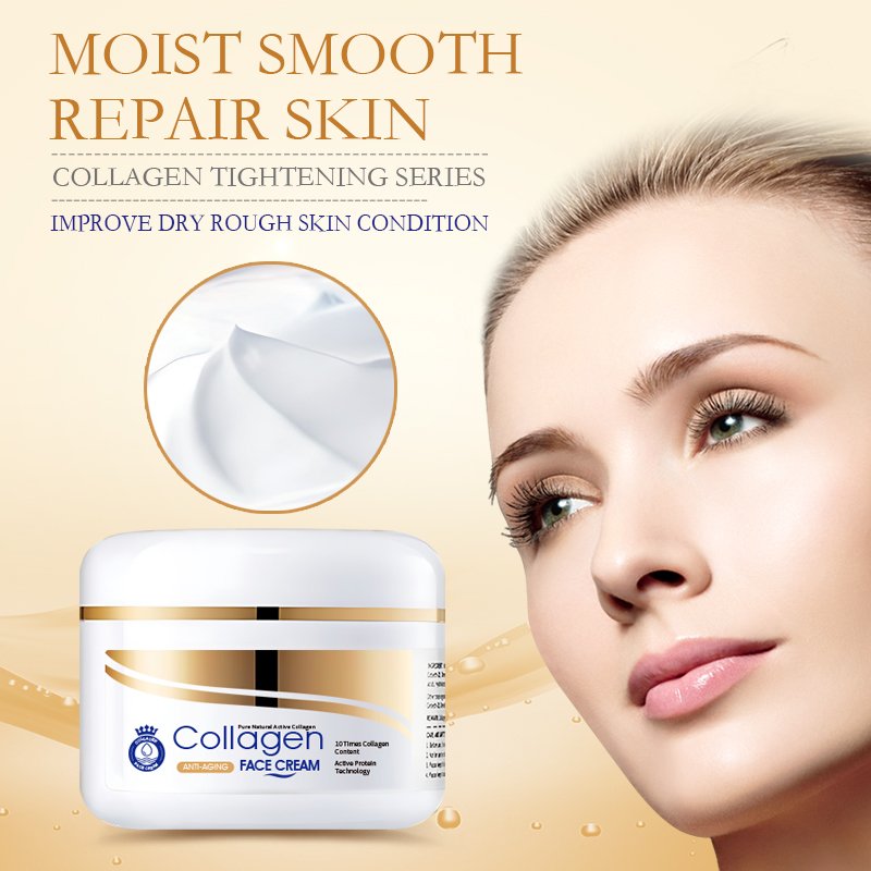 OEM Factory Price Anti-Wrinkle Moisturizing Face Cream Hyaluronic Acid Collagen Anti-Aging Facial Cream