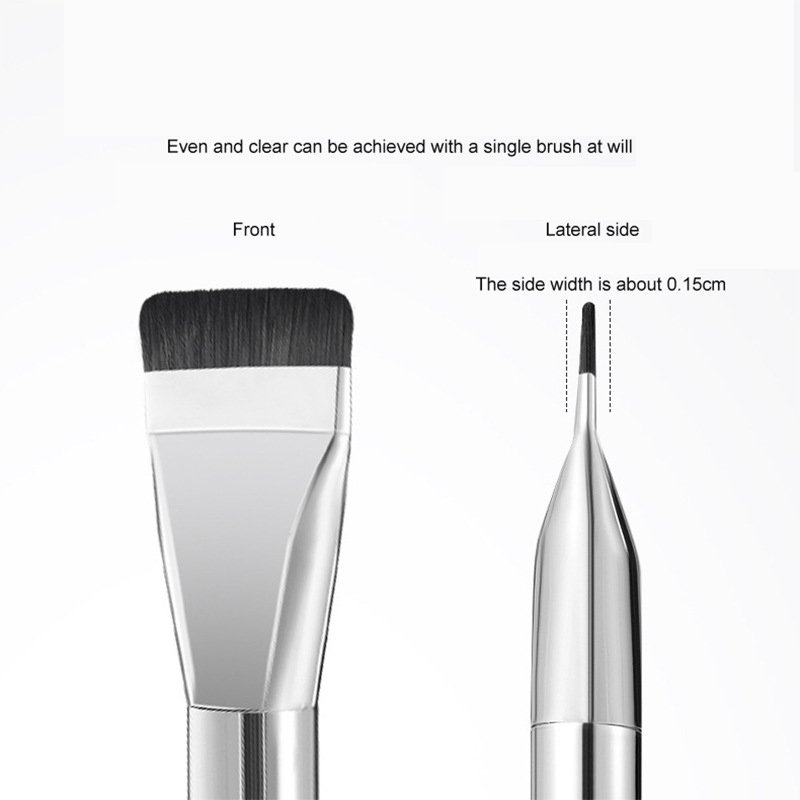 Convenient Travel Portable Silver Face Mask Brush Plastic Handle Personal Skin Care Beauty Product Face Mask Makeup Brush