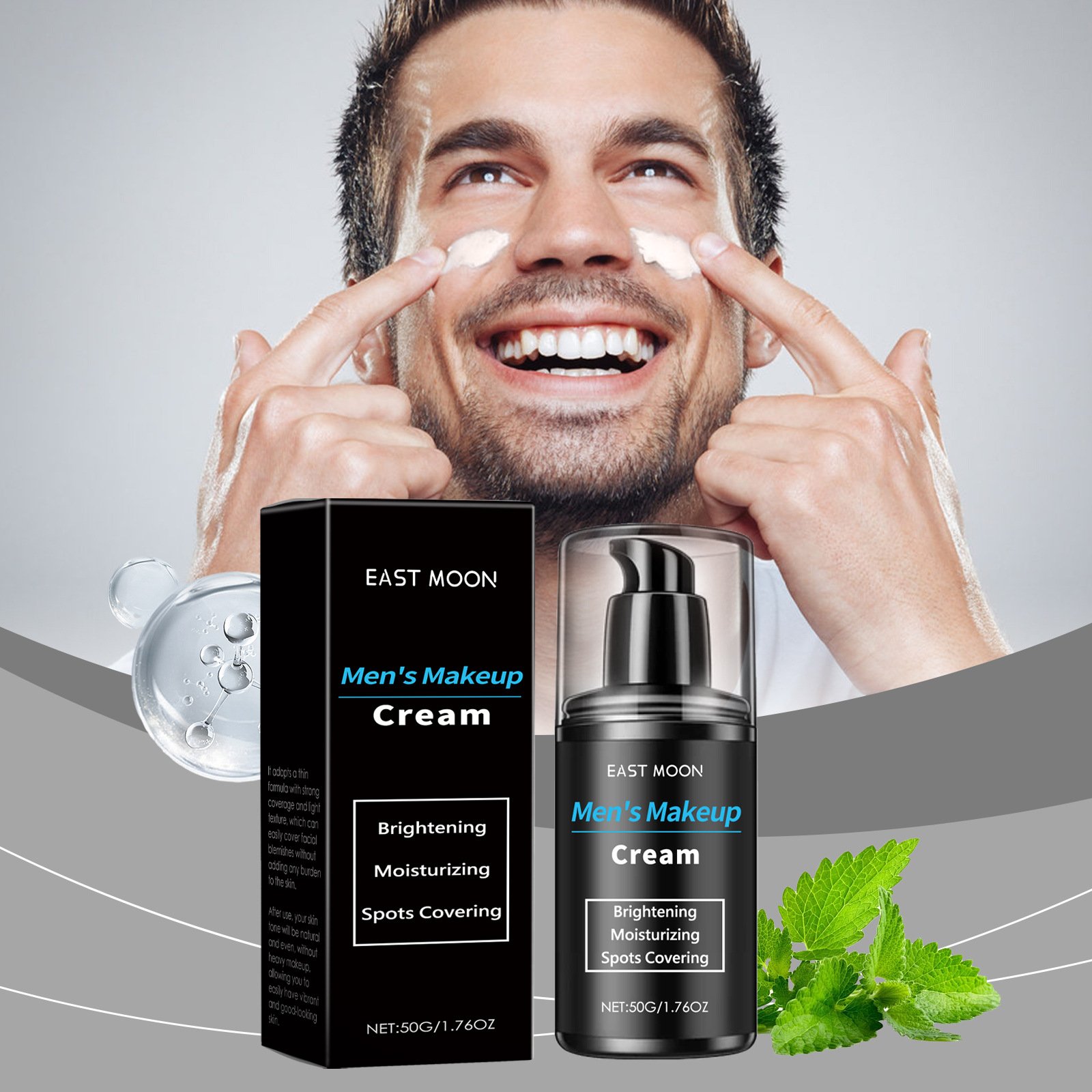 EAST MOON Men concealer Moisturizer Slim and Long lasting Skin Moisturizer concealer