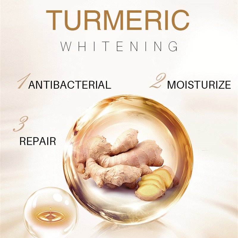 Wholesale Skincare Tumeric Products Cosmetic Dark Spot Removal Anti Wrinkle Acne Turmeric Skin Care Kit Set With Oil Soap Cream