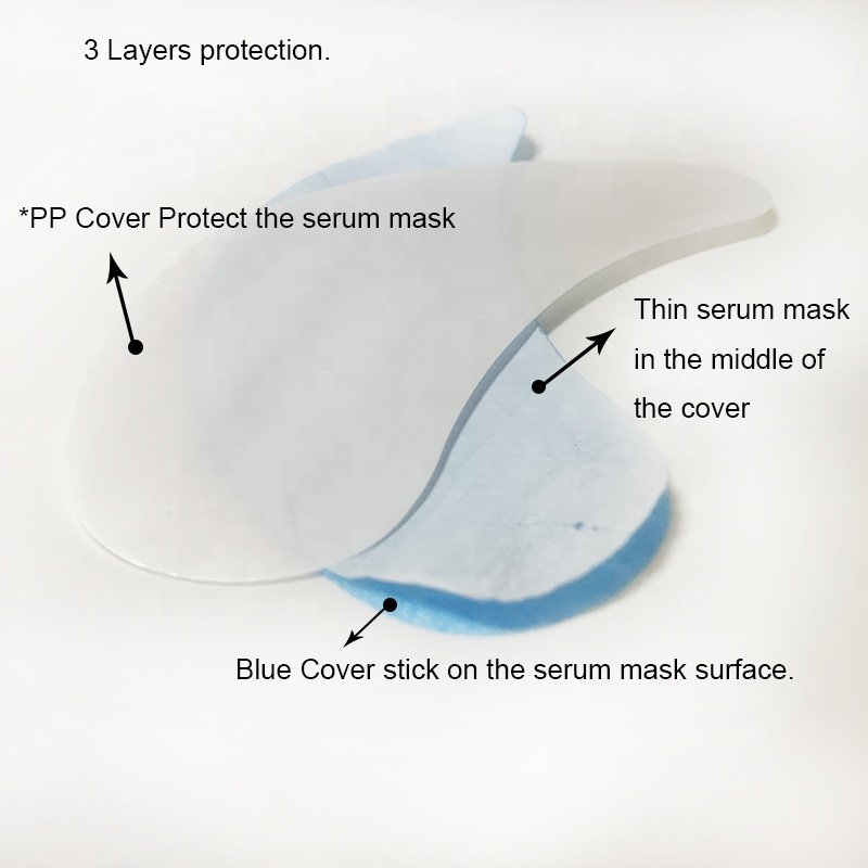 Wholesale Bulk Korean Collagen Face Mask Sheet Face Wrinkle Fine Lines Anti Aging Facial Mask forehead mask sheet