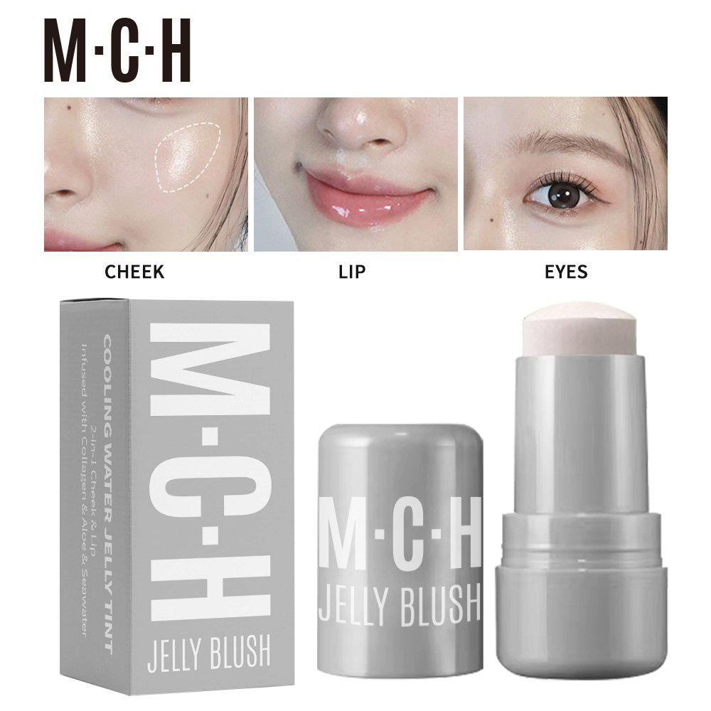 Custom Logo Jelly Blush Blusher Stick With Lip Cheek Tints Long Lasting Vegan Unique Face Private Label Makeup Jelly Blush Tint