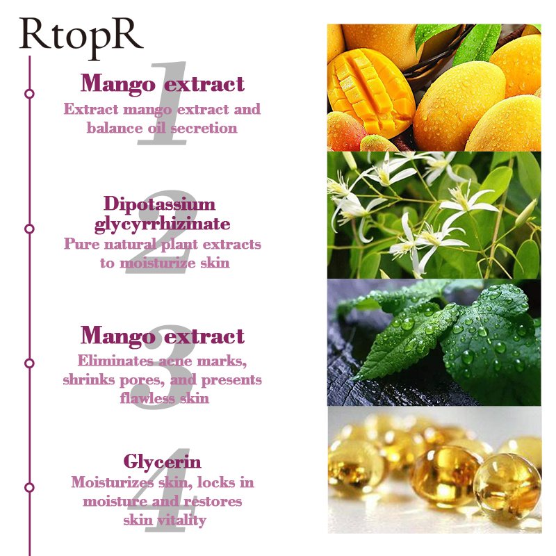 Mango Acne Removal Face Cream Whitening Oil Control Beauty Skin Care Shrinks Pore Moisturizing Brighten Korean Cosmetics
