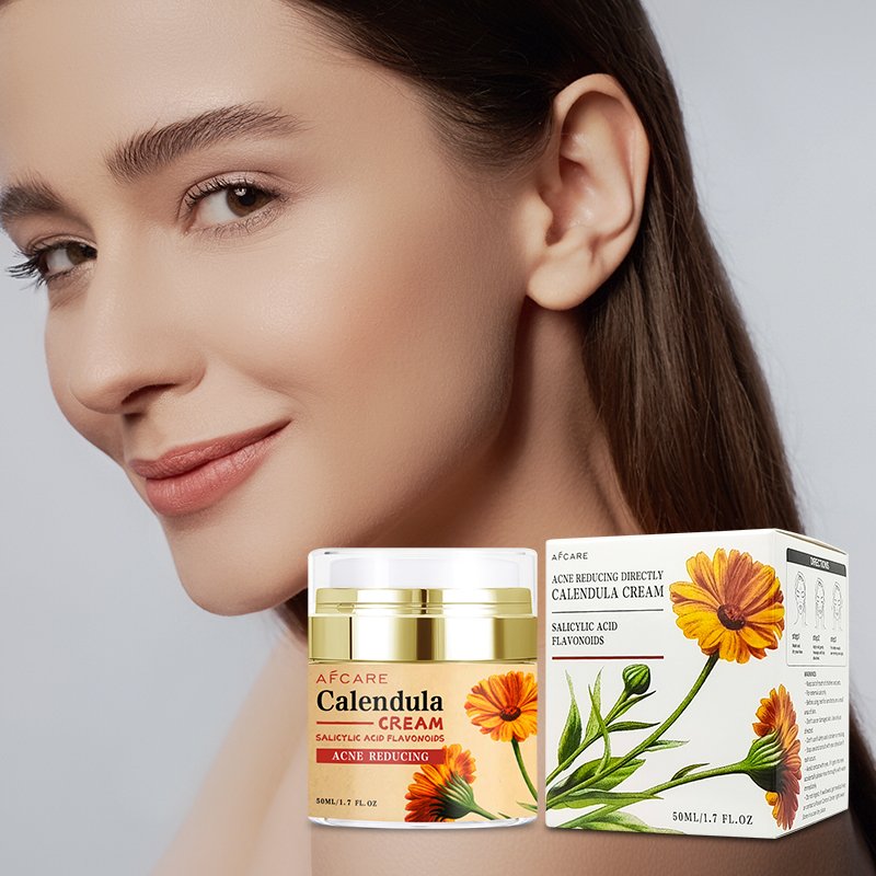 Chinese Brand Face Cream Paraben-free Repair Nourishing & Hyaluronic acid & Calendula Face Cream for Whitening and Acne